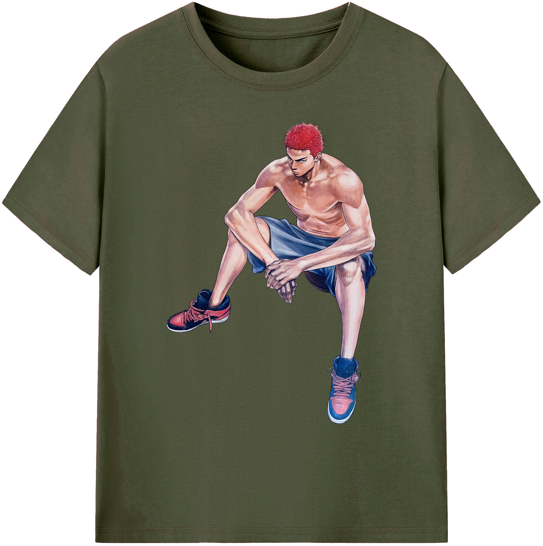 （画像用） SLAM DUNK／スラムダンク 綿100％ メンズ半袖Tシャツ｜肌触りやわらか＆通気性